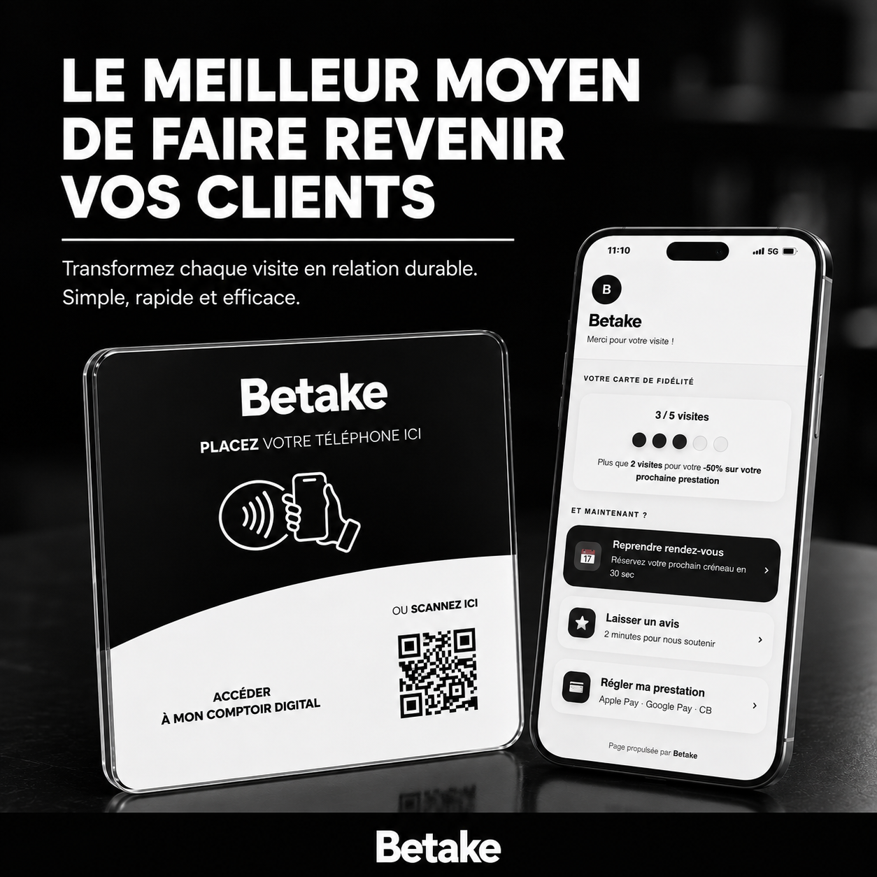 Plaque Betake